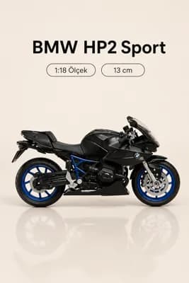BMW HP2 Sport 1:18 Ölçek Koleksiyonluk Model Motosiklet – 13 cm