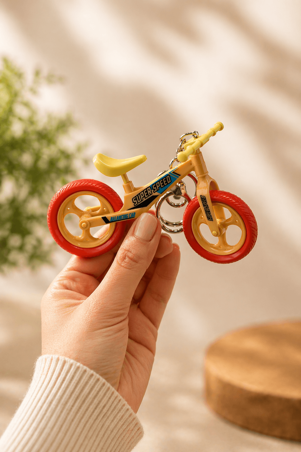Mini Bisiklet Anahtarlık & Çanta Aksesuarı – Dönen Tekerlekli Model — görsel 2